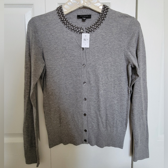 NWT Ann Taylor Embellished Cardigan - Picture 1 of 3